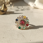 Navratna Bloom Ring