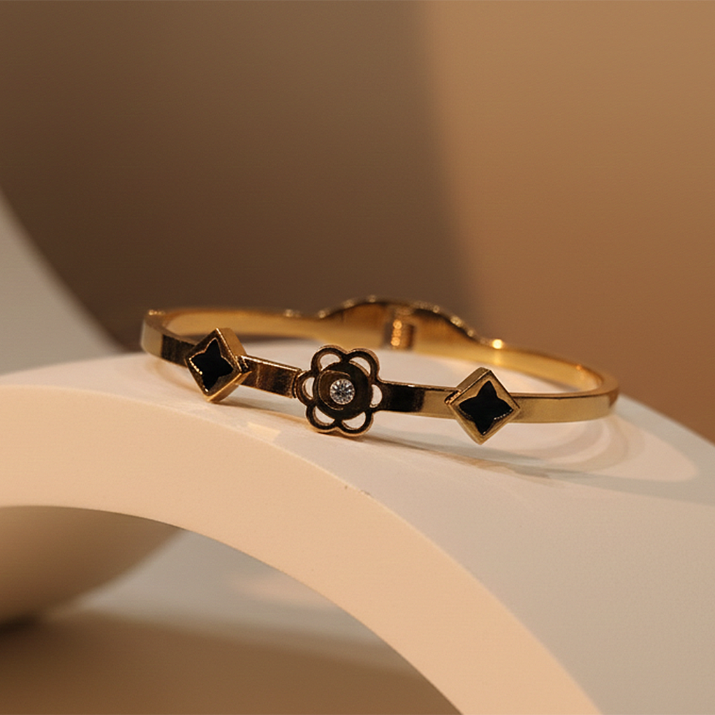 Noir Blossom Bracelet