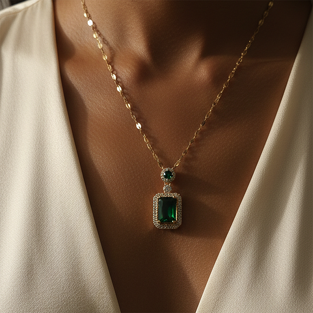 Emerald Radiance Pendant