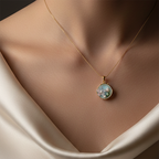 Azure Bloom Pendant