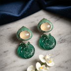 Emerald Bloom Earrings