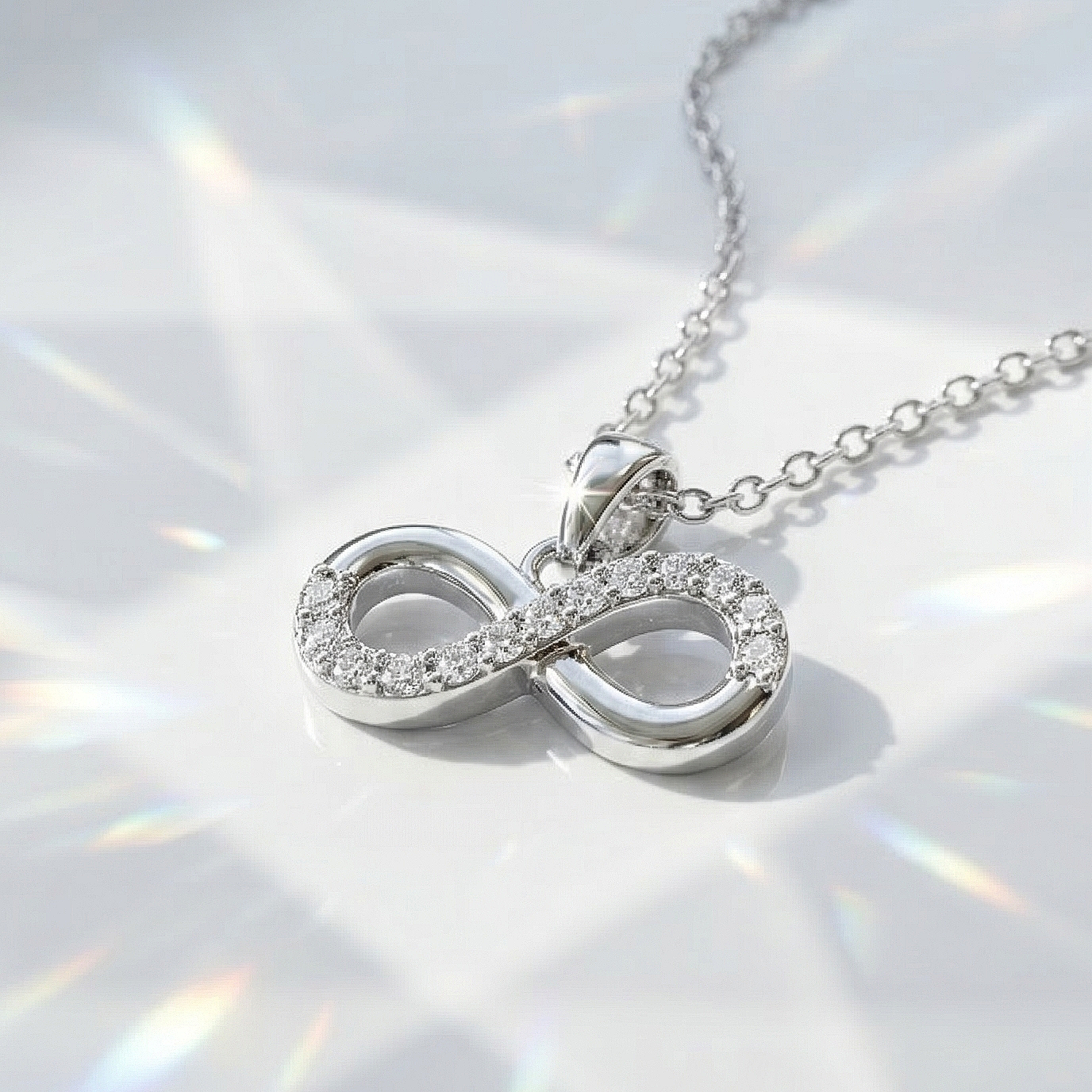 Infinite Glow Silver Pendant