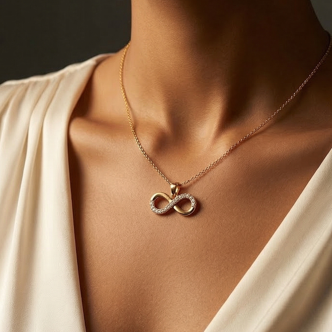 Infinite Glow Gold Pendant