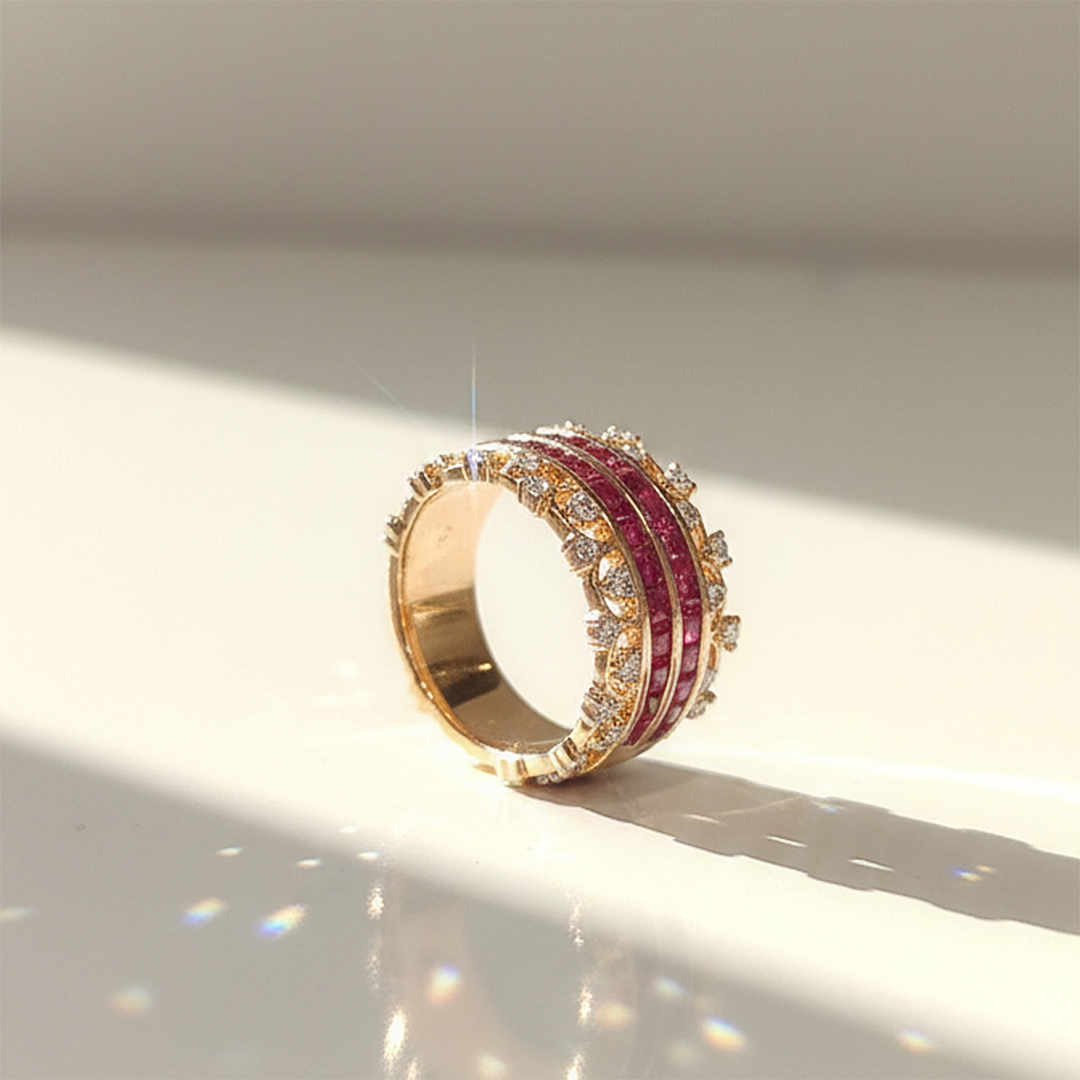 Ruby Tiara ring