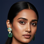 Emerald Bloom Earrings