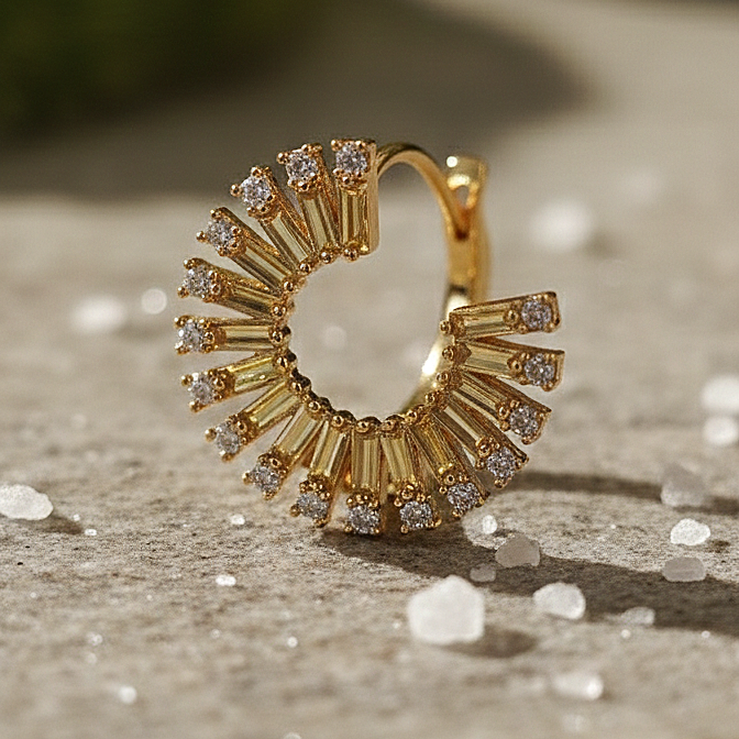 Gilded Radiance Earrings