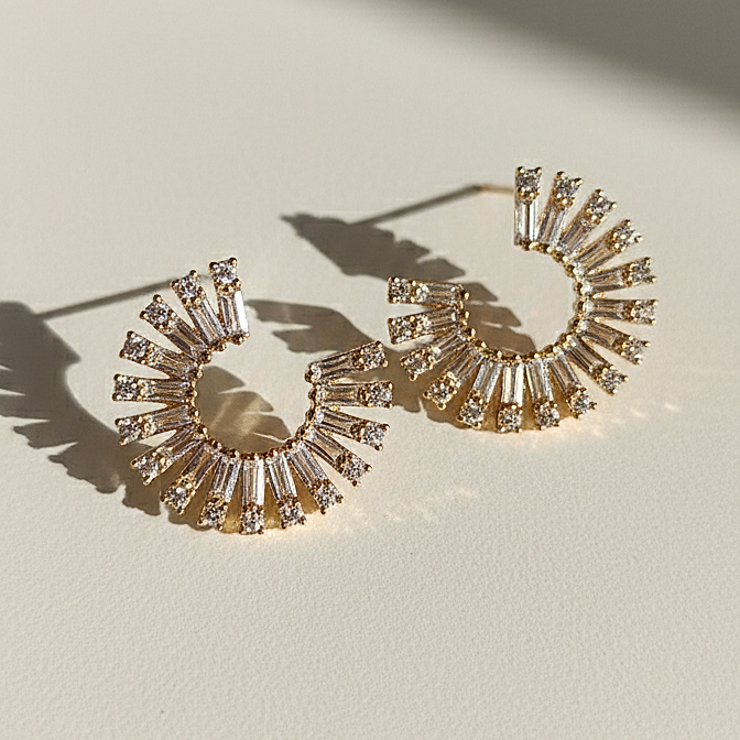 Gilded Radiance Earrings