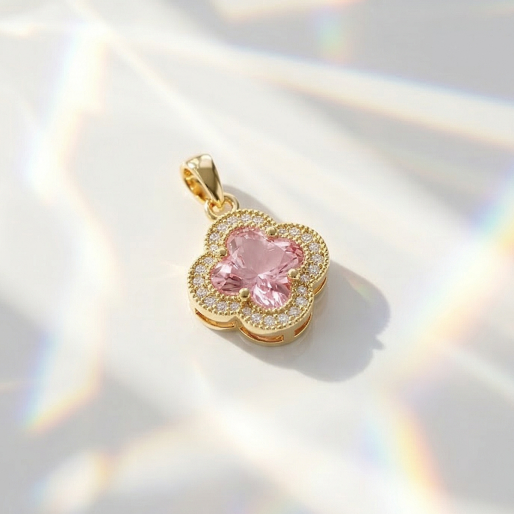 Blush Clover Pendant