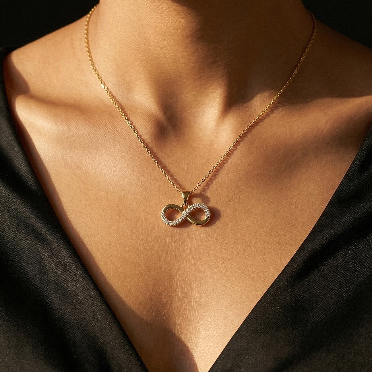 Infinite Glow Gold Pendant