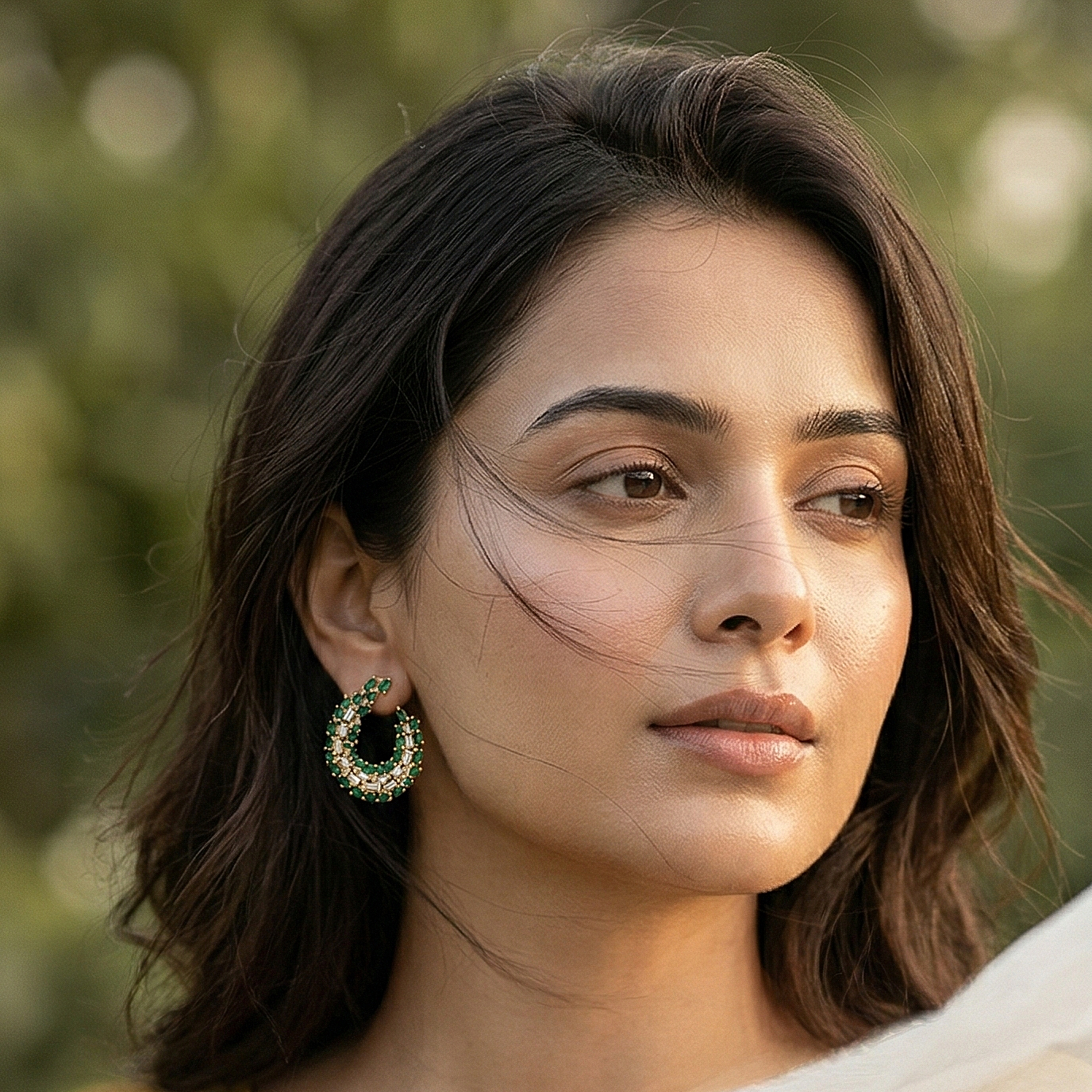 Emerald Enigma Earrings