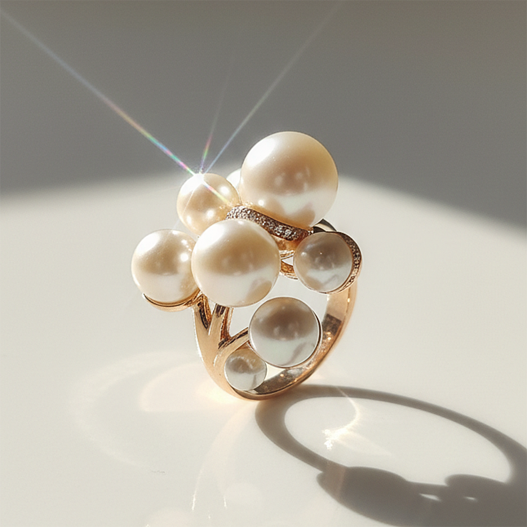 Pearl Bouquet ring