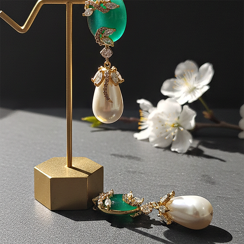 Emerald Grace Earrings