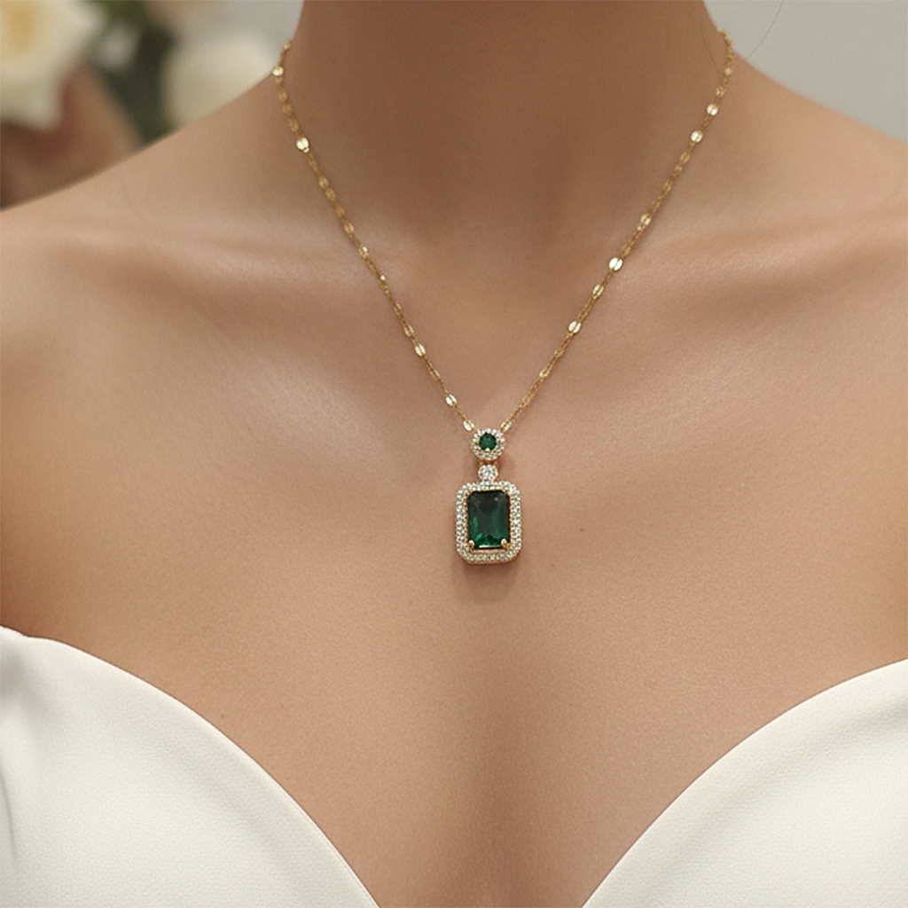 Emerald Radiance Pendant