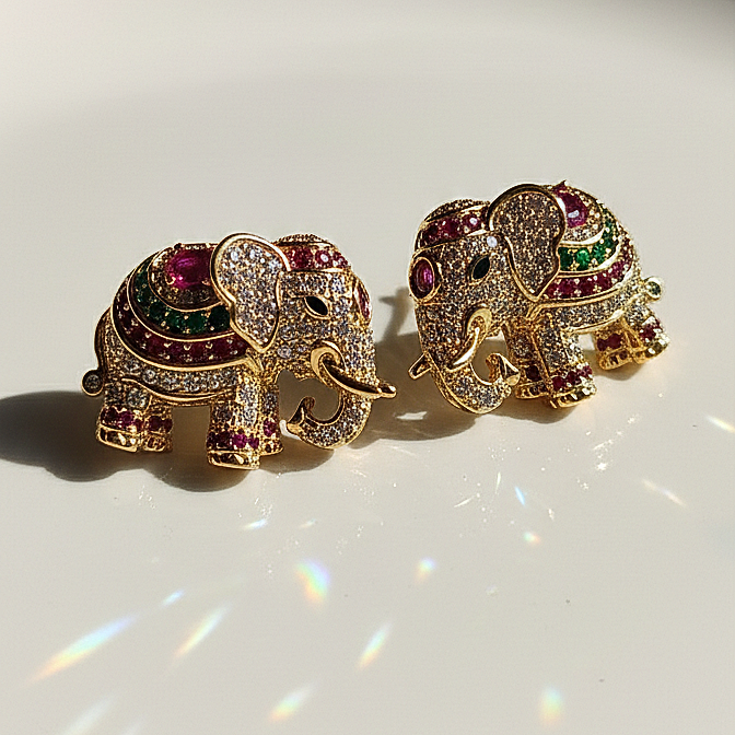 Royal Pachyderm Earrings