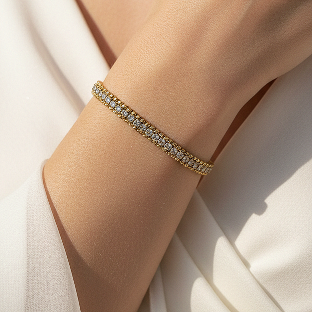 Golden Glitz Bracelet