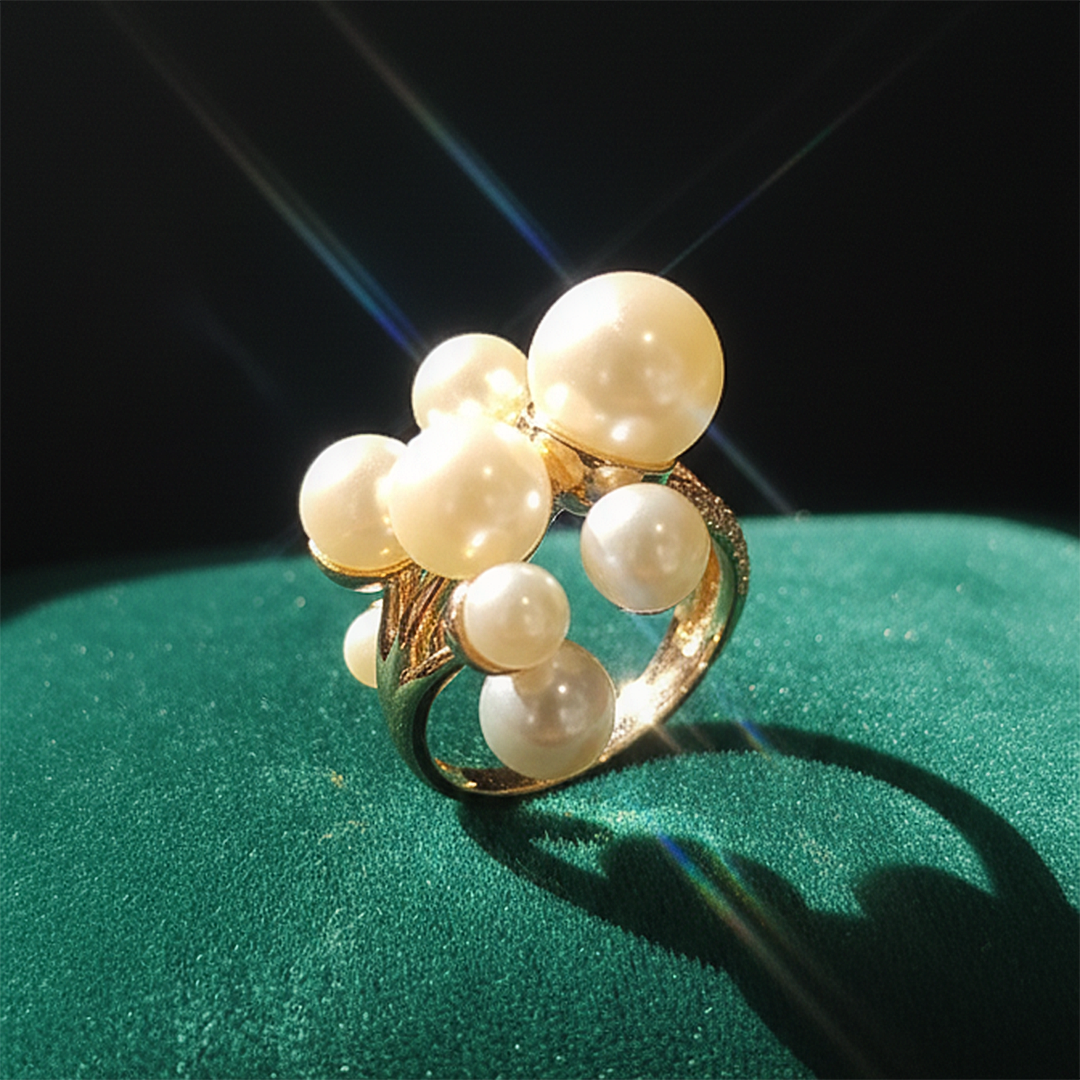 Pearl Bouquet ring