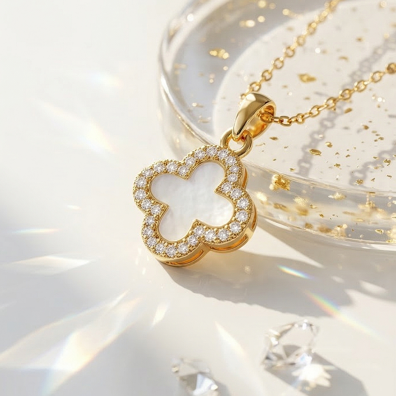 Luminous Clover Pendant