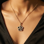 Gilded Petal Pendant