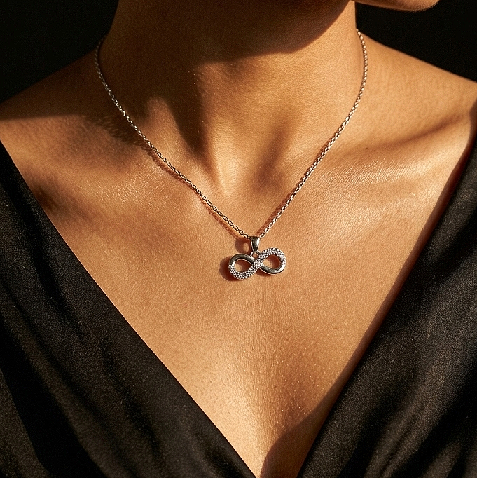 Infinite Glow Silver Pendant