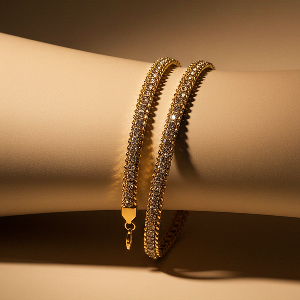 Golden Glitz Bracelet
