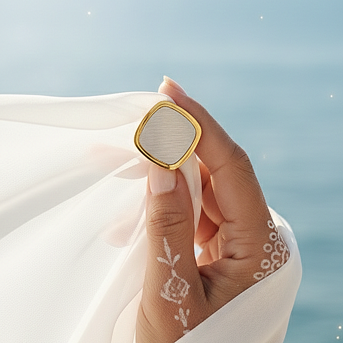 Sleek Square Earrings