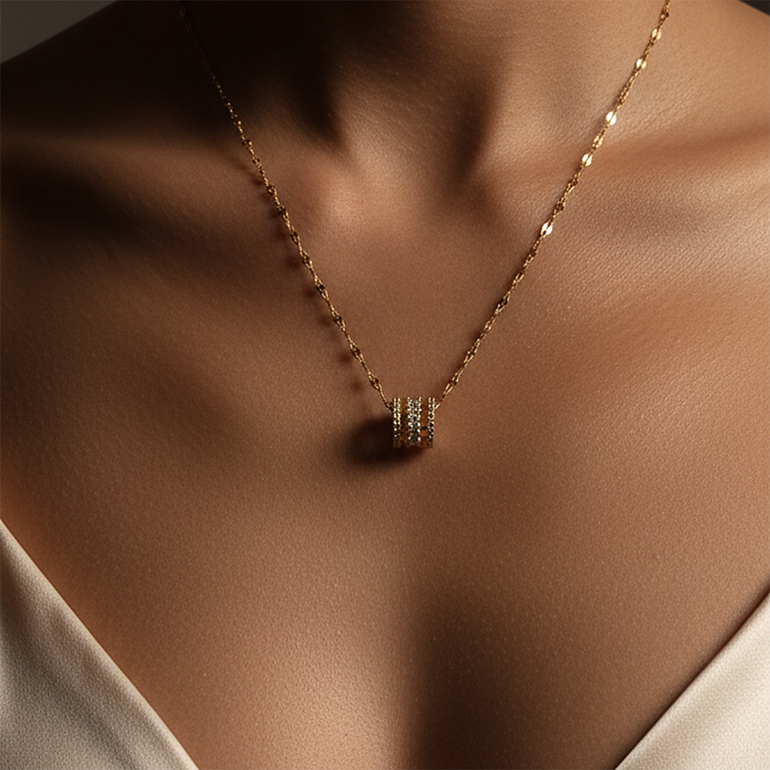 Golden Helix Pendant