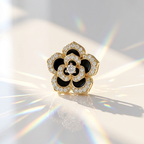 Gilded Petal Pendant