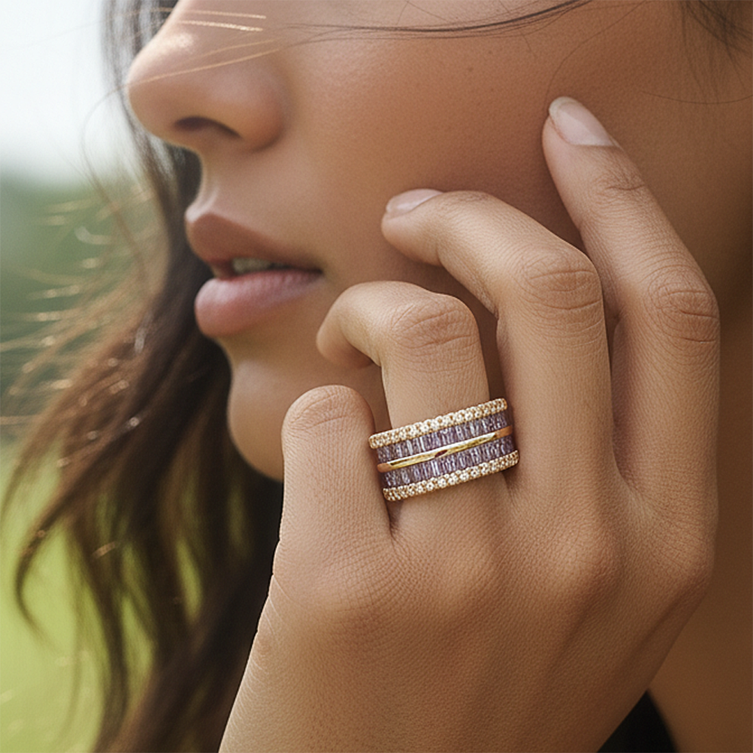 Lavender Luxe ring