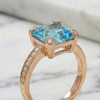 Sky Velvet Ring